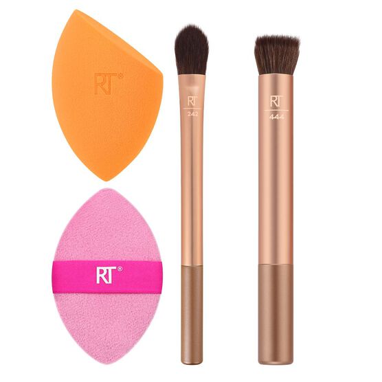 KIT DE PINC&Eacute;IS E ESPONJA REAL TECHNIQUES MATTE + MERRY